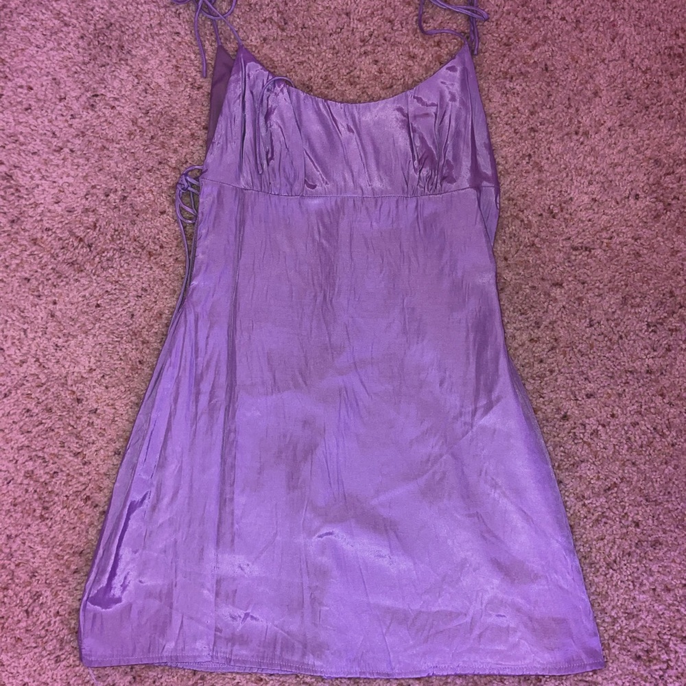 Lavender mini dress